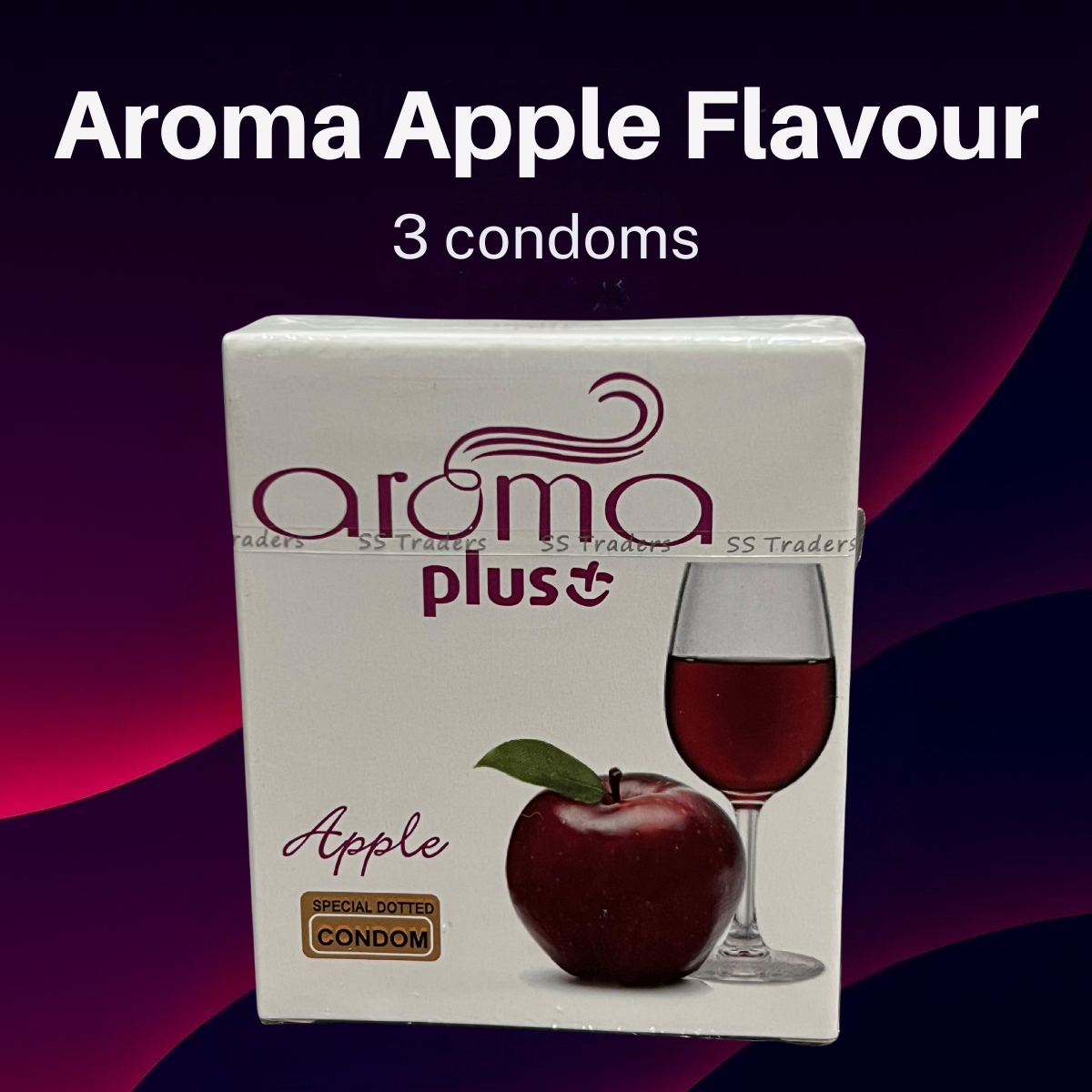 Aroma Apple Flavoured Condoms – 3-Pack | Fresh & Fruity Protection