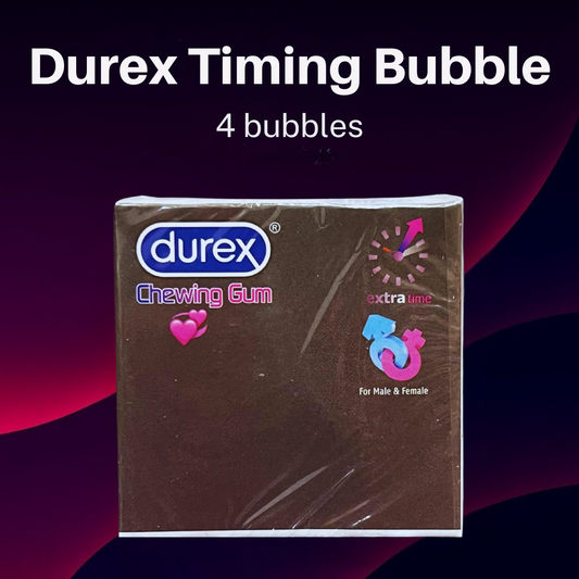 Durex Timing Bubble – 1 Pack (4 Tablets) | Delay Support for Men & Women