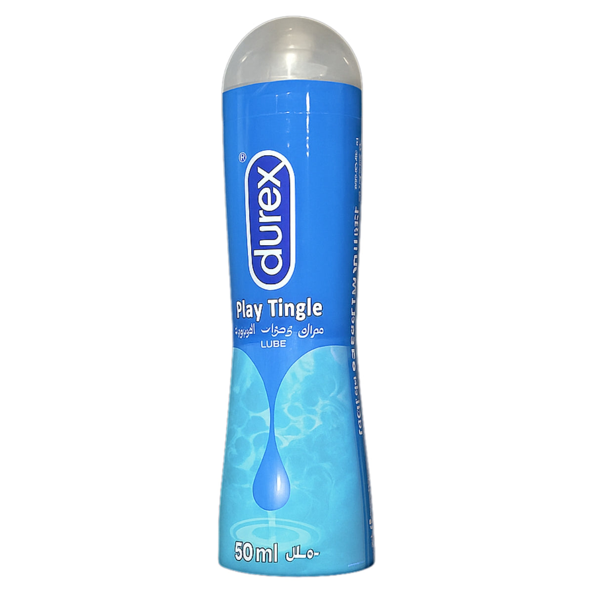 Durex Play Tingle Lubricant Gel – 50ml Blue Bottle | Tingling Water-Based Intimate Lube