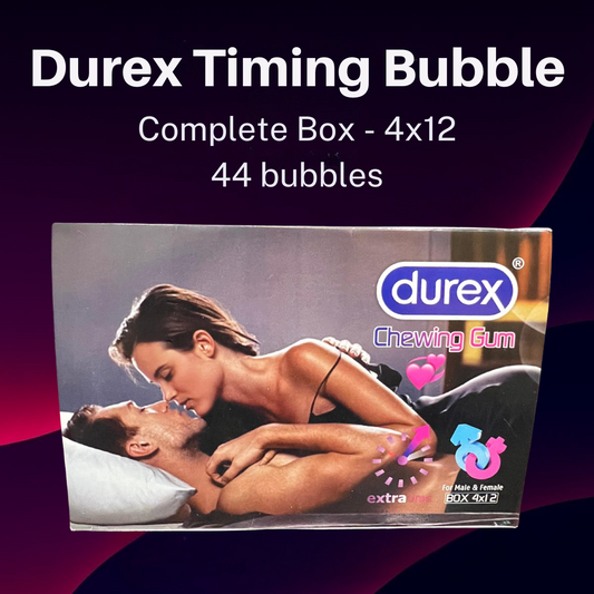 Durex Timing Bubble – Full Pack (4 x 12 = 48 Bubbles) | Long-Term Delay Support