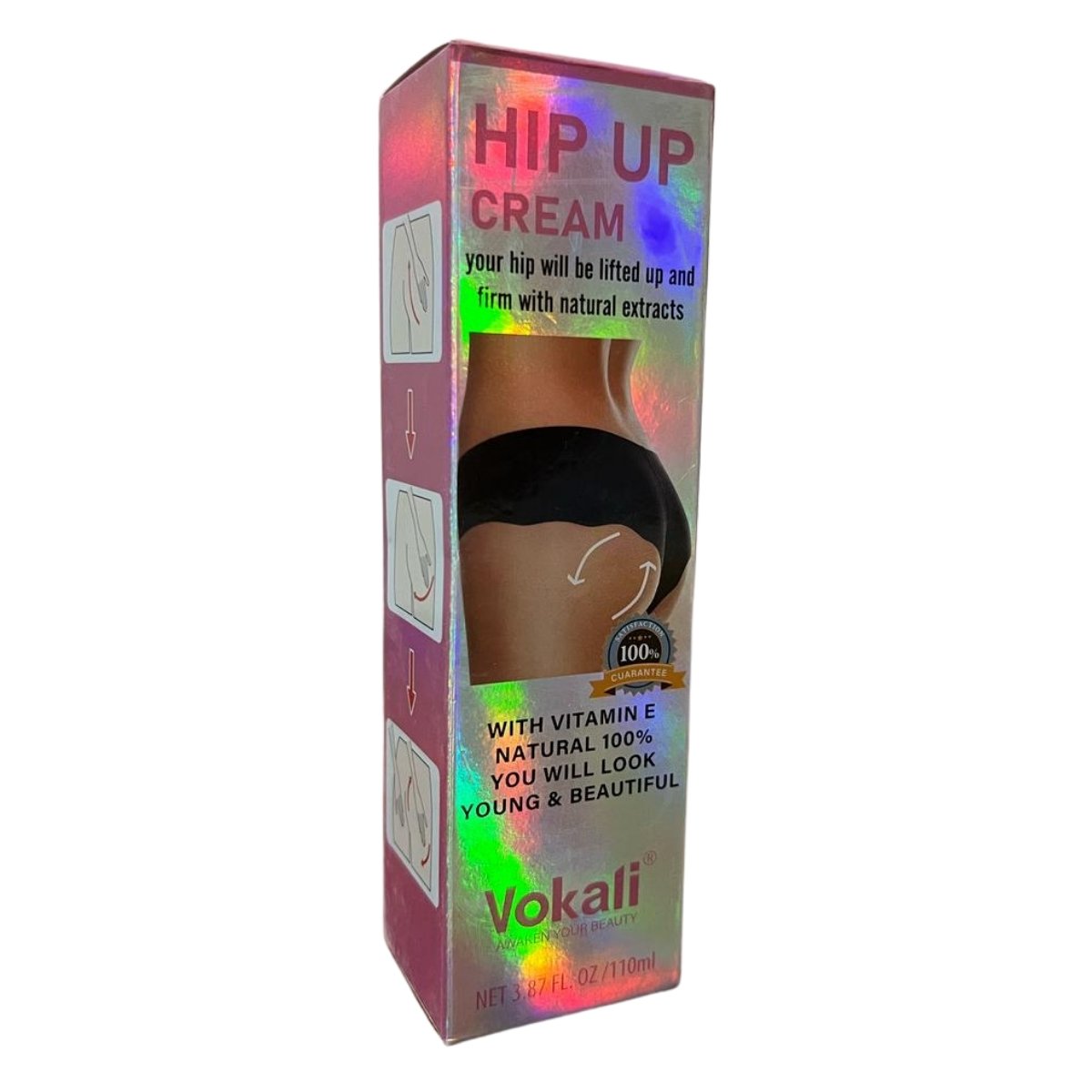 Vokali Hip Lift & Enhancement Cream – Shape, Firm & Tone Your Curves Naturally
