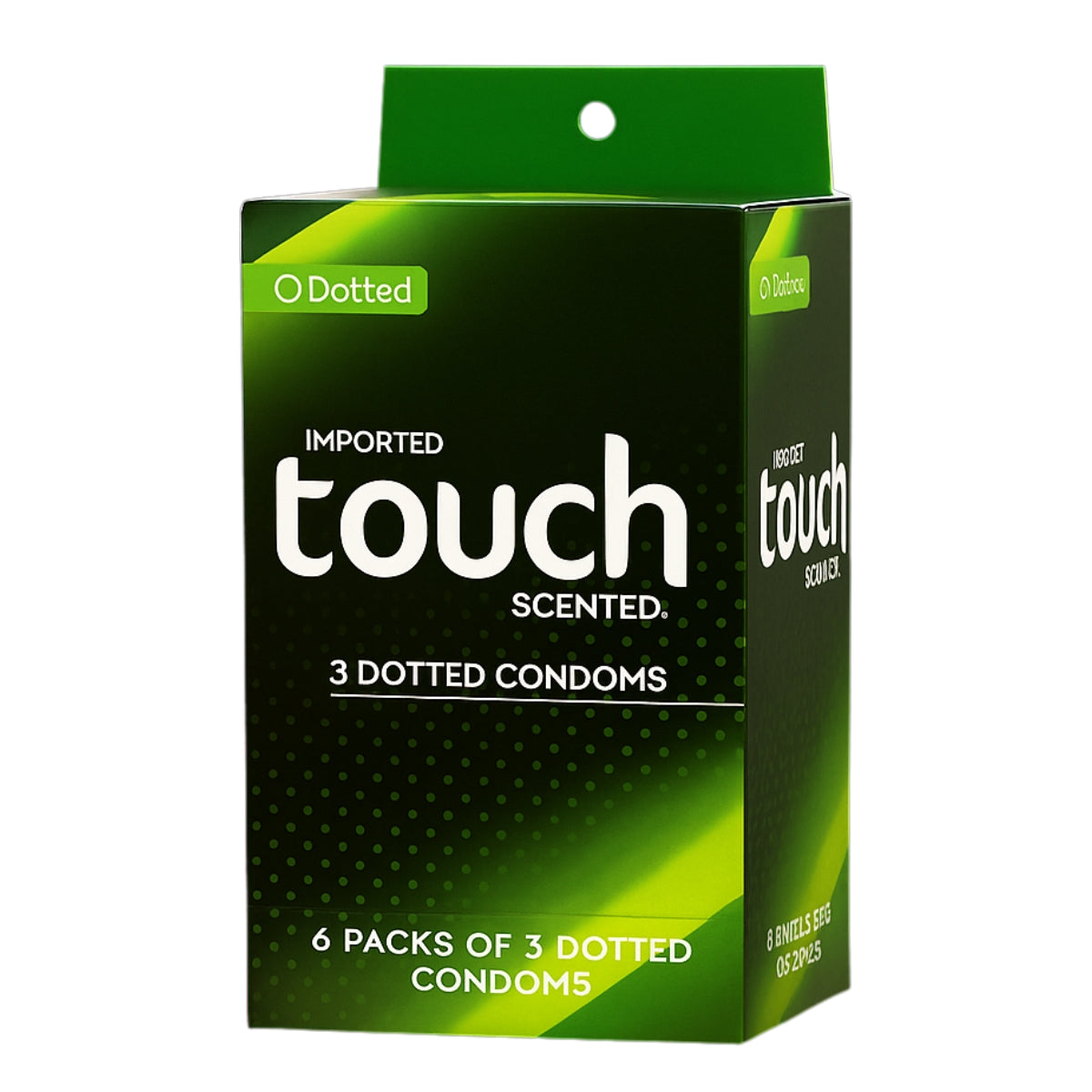 Touch Dotted & Scented Condoms – 18 Pieces (Imported Pleasure Pack with Texture & Aroma)