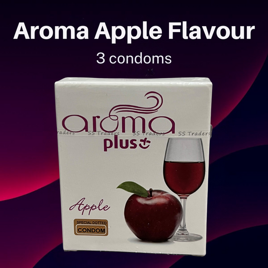Aroma Apple Flavoured Condoms – 3-Pack | Fresh & Fruity Protection