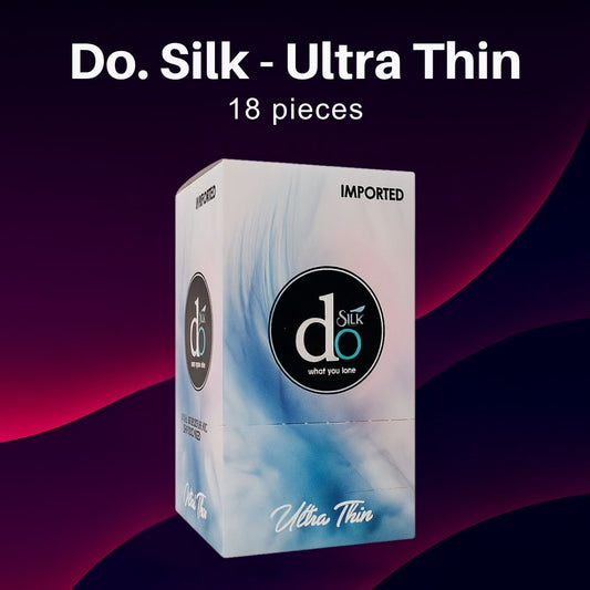 DO Silk Ultra Thin Condoms – 18 Pieces | Closer, Softer, More Natural Feel