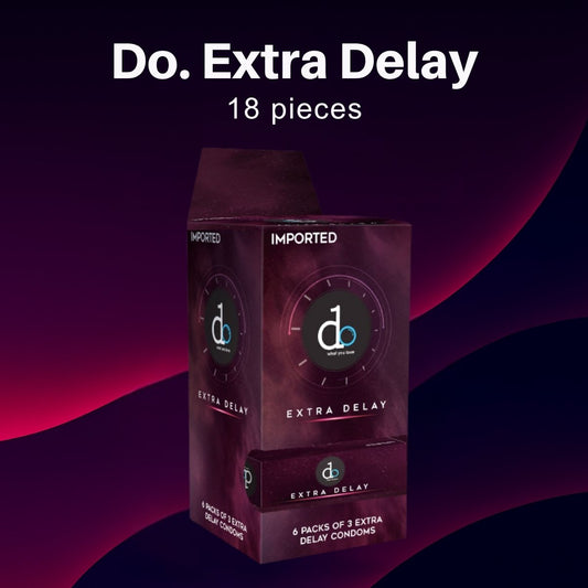 DO Extra Delay Condoms – 18 Pieces | Long-Lasting Intimacy for Couples