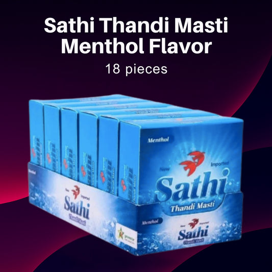 Sathi Thandi Masti – Cooling Condoms 6x3 (18 Pieces)