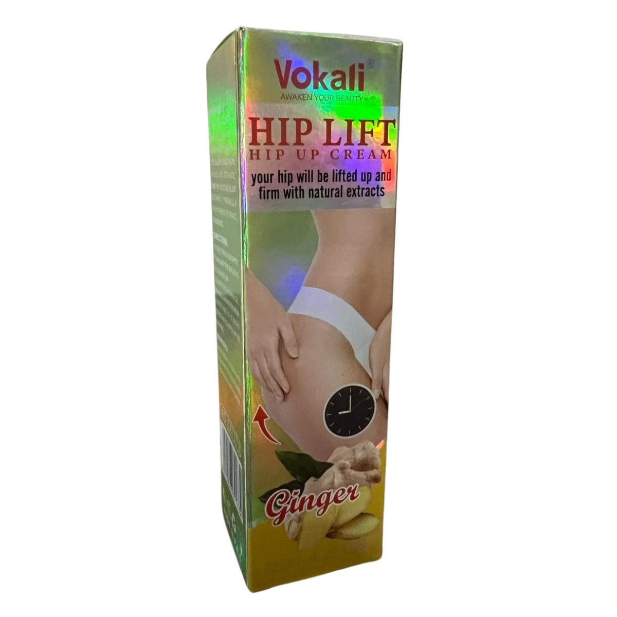 Vokali Hip Lift & Curve Enhancing Cream – Natural Firming Formula for Shaping